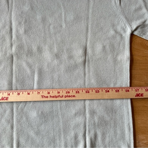 ESCADA MARGARETHA LEY CASHMERE SILK SWEATER FLORAL COQUETTE LUXURY VINTAGE S - Picture 8 of 11